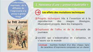 HGGSP 1ere Les grandes révolutions de linformation  cours complet [upl. by Salsbury410]