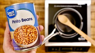 How To Cook Canned Pinto Beans [upl. by Ardaed715]