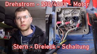 Drehstrommotor  Stern Dreieckschaltung ElektroM [upl. by Erving875]