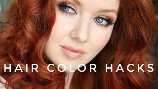 Hair Color Hacks   My New RED Hair Color [upl. by Mcfadden273]