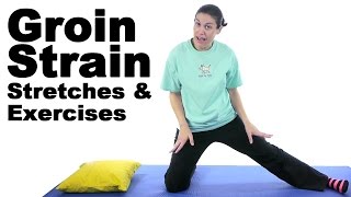 Groin Strain Stretches amp Exercises  Ask Doctor Jo [upl. by Lehpar]