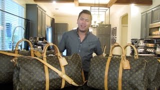 Louis Vuitton Keepall amp Bandouliere Collection [upl. by Aleac]