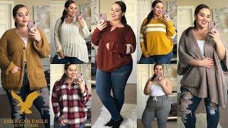 American Eagle Outfitters FALL Try On HAUL 🍂 [upl. by Ttenyl798]