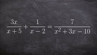 Learn how to solve a rational equation and identify the extraneous solutions [upl. by Airdna679]