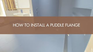 How to Install a Puddle Flange [upl. by Cire]