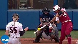 Jocelyn Alos BOMB breaks Oklahoma singleseason HR record 💣 [upl. by Enyrb140]