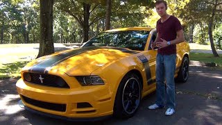 Review 2013 Ford Mustang Boss 302  Pure Raw V8 Emotion [upl. by Karel]