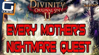 DIVINITY ORIGINAL SIN 2  Every Mothers Nightmare Quest Walkthrough [upl. by Suixela761]