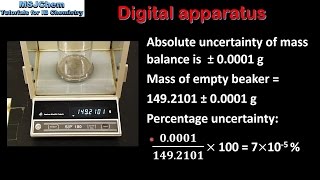 111 Absolute and percentage uncertainties [upl. by Ingra129]