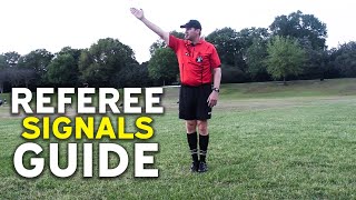 Soccer Referee Signals Guide [upl. by Sivatnod616]