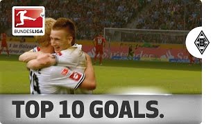 Top 10 Goals  Borussia Mönchengladbach [upl. by Bang5]