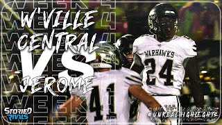 HIGH SCHOOL FOOTBALL  Westerville Central vs Dublin Jerome  HIGHLIGHT [upl. by Afatsom]