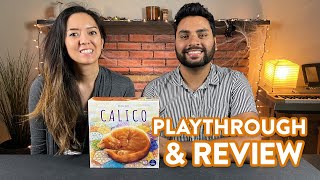 Calico Board Game  Playthrough amp Review [upl. by Agathe]