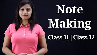 Note Making Class 11  Note Making Class 12 in Hindi  Note Making Class 11 English [upl. by Anaigroeg]