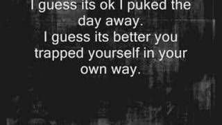 The Used  Buried Myself Alive  Lyrics [upl. by Aracahs]