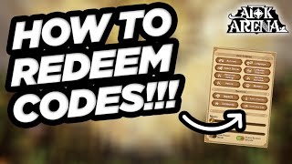 How To Redeem Codes in AFK Arena PLUS NEW CODE [upl. by Xilef]