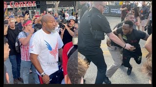 FIGHT NEARLY BREAKS OUT BETWEEN SHANNON BRIGGS amp VIDDAL RILEY  WHO LOSES THE PLOT BEING RESTRAINED [upl. by Anelra243]