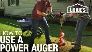 How to Use a Power Auger [upl. by Herod47]