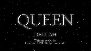 Queen  Delilah Official Lyric Video [upl. by Nirrat]