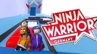 Ninja WARRIOR Deutschland mit Paluten Zombey amp GermanLetsPlay [upl. by Metabel716]