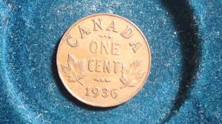 1936 Dot Canadian quotDotquot Cent Worth 25 Million Times Face Value [upl. by Latsyek]