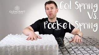 The Differences Between Coil Spring amp Pocket Spring Mattresses [upl. by Ahtera882]