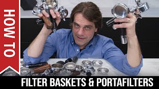 How To Espresso Filter Baskets and Portafilters [upl. by Aisena]