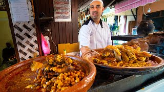 MARRAKESH STREET FOOD  Kebab BBQ  Moroccan Fine Dining CRAZY Halal Food in Morocco [upl. by Ahseyk187]