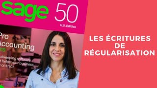 Sage 50Les écritures de régularisation [upl. by Joane461]