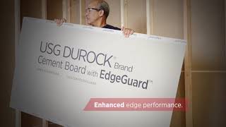 Introducing USG Durock® Brand Cement Board with EdgeGuard™ [upl. by Nesto]