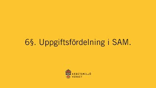 Uppgiftsfördelning i det systematiska arbetsmiljöarbetet [upl. by Aehc]