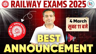 RRB NTPC  Railway Exams 2025 The Best Announcement  Rakesh yadav Sirntpc groupd [upl. by Okubo]