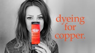 Dyeing for LOreal HiColor HiLights in COPPER [upl. by Etsirk]