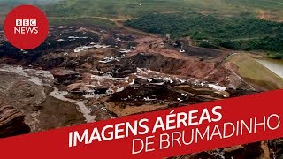 Imagens aéreas da tragédia em Brumadinho [upl. by Sida]