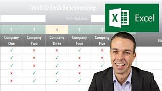 How to make a Product Comparison Template in Excel Benchmarking [upl. by Erica]