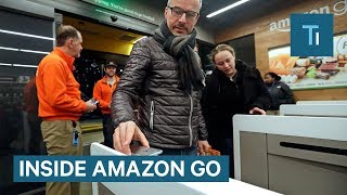 Inside The First Amazon Go Store [upl. by Ahsal]