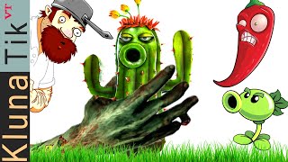 REAL PLANTS VS ZOMBIE FOR MEAL  Kluna Tik VT Dinner 80  Kluna Tik Style [upl. by Tibbs]