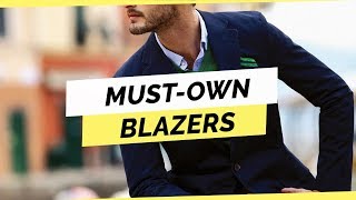 3 Types Of Blazers Every Man Should Own [upl. by Lowndes270]