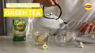 How to Make Green Tea with Lipton [upl. by Tanah596]